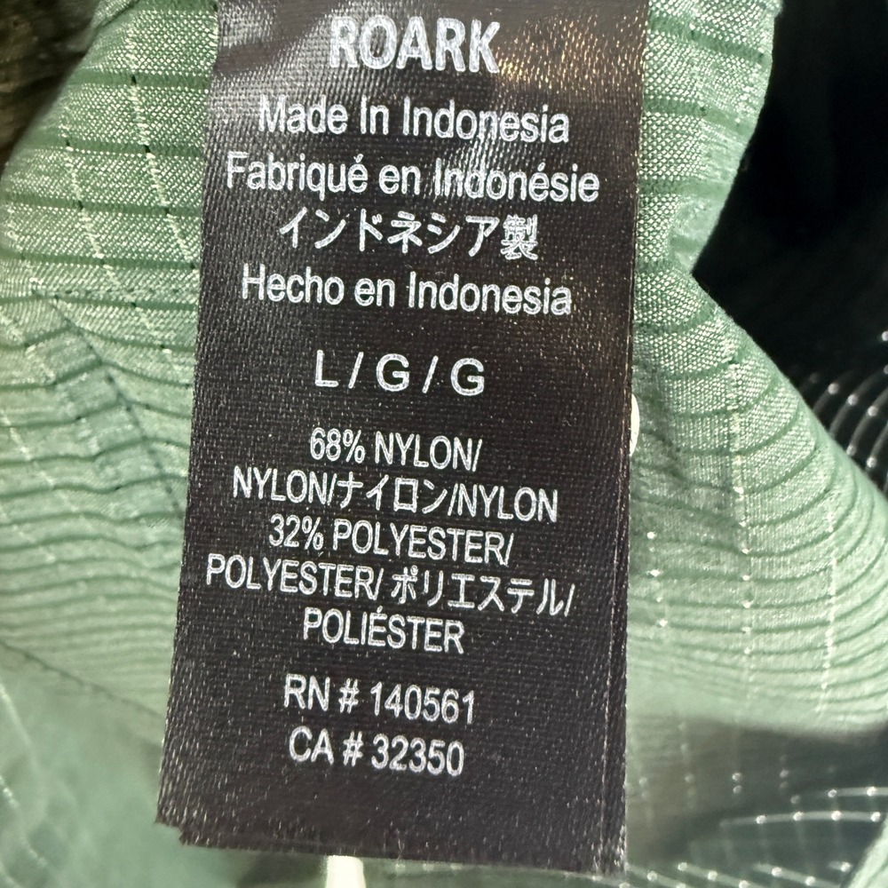 Roark Bless Up Trail Shirt Mens L Green Run Amok RW600 Short Sleeve Button Up - Picture 10 of 12